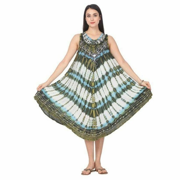 NF Dresses & Skirts - NWT Floral Casual Summer Dress Olive